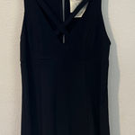 Free People  Black Strappy V-Neck Sleeveless Fit‎ & Flare Dress Size S Photo 0