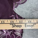 Alex Evenings  Dress Women 8 Plum Purple Floral Lace Sequin Sheath Cocktail Party Photo 13