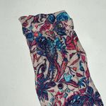 Vintage America NWT Size L Floral Print Button Down Peasant Shirt Top Blue Size L Photo 3