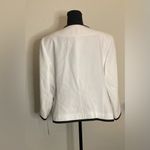 Le Suit Le‎ Suit - Whit and black Lining blazer top size 18 Photo 4