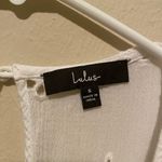 Lulu’s Women’s White Eyelet Long Sleeve Coastal Cowgirl Romper SzSmall Photo 2