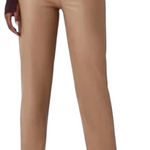Spanx  like leather slim Straight Leg Pant toffee (tan) Photo 0