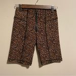 Free People  Lucky Strike Biker Shorts Leopard Print- Size XS Photo 2