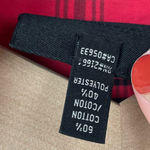 Foxcroft  Wrinkle Free Shaped Fit Button Down Shirt Women's Size 14 Red Plaid Photo 4