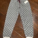 P.J. Salvage NWT  Grey Polka Dot Loungewear Pajama Pant Size S Photo 0