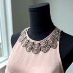 Bebe  Light Rose High Neck Long Blouse in Size XXS Photo 3