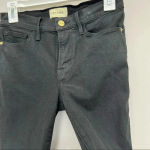 frame denim Frame Le Skinny De Jeanne Noir Coated Jeans size 27 Photo 6