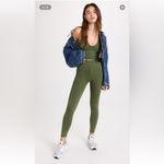 Free People Movement Women’s M/L Good Karma Racerback Crop Moss Green Yoga New Photo 10