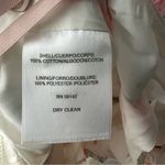 Gal Meets Glam Beverly Jumpsuit Womens 4 White 100% Cotton Belted Ruffle Floral Photo 7