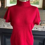Cable & Gauge  Bold Red Turtleneck Top Photo 0