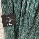 Lulus  Ailey Gold and Teal Blue Skater Dress Photo 3