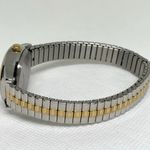 Timex  indiglo women’s watch gold silver tone 25mm round stretch band running Photo 2