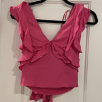 DO+BE Pink  Ruffle Top Photo 0