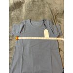 Universal Standard NWT Universal Standard Size 4XS (00-0) Crew Neck Shirt Dress Dusty Blue Cotton Photo 6