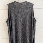 LuLaRoe  Women's Sleeveless Duster Cardigan Open Front Gray Space Dye L Photo 4