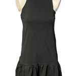 Madewell  Women's XXS Black Sleeveless Drop Waist Tank Dress Short Length Photo 0