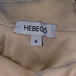 Hebeos  Cream halter open back bridesmaid maxi dress Photo 2