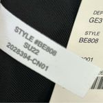 J.Crew  Black Ribbed High-Rise Cheeky Bikini Bottom NWT Size Small Photo 4