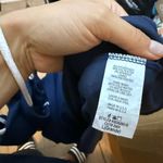 Sarah La NWT  Navy Blue Nautical Sailor Open Back Dress Photo 2