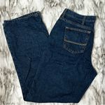 CE Schmidt Workwear Flannel Lined Womens Sz 14 X 34 Denim Blue Jeans Pink Check Photo 2