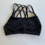 Lululemon Women’s Energy Bra Strappy Black Sports Bra Size 8 Photo 4