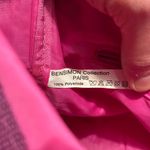 Bensimon Color Block Tan Purple Sporty French Messenger Bag Photo 6