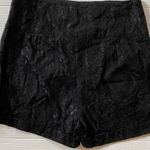 Sans Souci Black High Waisted Lace shorts - M EUC Photo 3