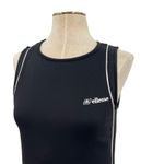 Ellesse Foggia Tennis Tank Dress Sporty Activewear Black Size Large Photo 2
