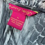 Y2K Sunny Leigh Chic Animal Print Ruffled V Photo 6