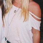 We The Free White Off The Shoulder T Shirt Photo 0