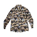 J. McLaughlin  Darcey Silk-Bend Blouse Size: L Photo 2