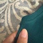 Free People Movement   Ribbed Tank Top M/L Green High Neck Mock Neck Misprint Photo 8