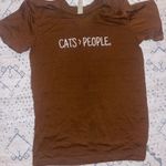 Cat people shirt Brown Photo 3
