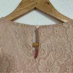 Juicy Couture Dusty Rose Cream Lace Lined Mini Dress Size XS Photo 6