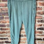 Sanctuary  Army Green Slim Fit Cropped Pull-On Pants Women's Size Large Photo 0