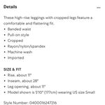 Ellen Tracy  black & white checkered high rise woman leggings size Medium 27” ins Photo 2