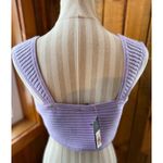 Wild Fable  Lavender Ribbed Knit Cropped Tank Top XL Photo 1