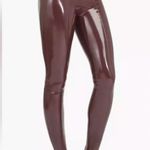 Spanx : FAUX PATENT LEATHER LEGGINGS, RUBY Size Petite Small. NWT. 128 retail Photo 2