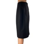 Worthington Women's Black High Waisted Zipper Knee Length Pencil Skirt Size 6P Photo 1