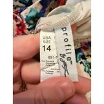 Gottex Profile Floral Halter Tankini Top Women's Size 14 Swimwear Vacation Pink Photo 2