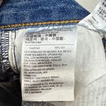 Levi's Jeans 26 White Oak Cone DEnim Medium Wash Raw Hem Button Pink Dyed Skinny Photo 10