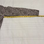 Lands' End  Leopard Animal Print Womens Top Small Mock Turtle Neck Shirt Brown Photo 5