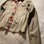 DG2 Reversible Floral & Khaki Women's Jacket Small Red Photo 6
