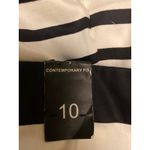 Brand New Amanda + Chelsea Women's Size 10 Black White Striped Skirt Lined Photo 4