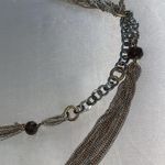 Talbots Vintage signed  Gold Silver Multi Strand 30” Layered Necklace Photo 6