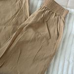 Madewell  The Carley Wide Leg Softdrape pant in desert dune tan Photo 2