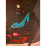 PBJ Sport vintage cardigan with beaded shoes size M Black Size M Photo 4