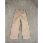 Spanx Stretch Twill Cropped Cargo Pants Womens XS Pale Pink Pull On Wide 20312R Photo 3