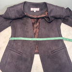 James Jeans V Blazer Petite Sueded Mink Photo 8