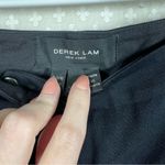 Derek Lam  Black High Rise‎ Tapered Wool Silk Trousers Photo 2